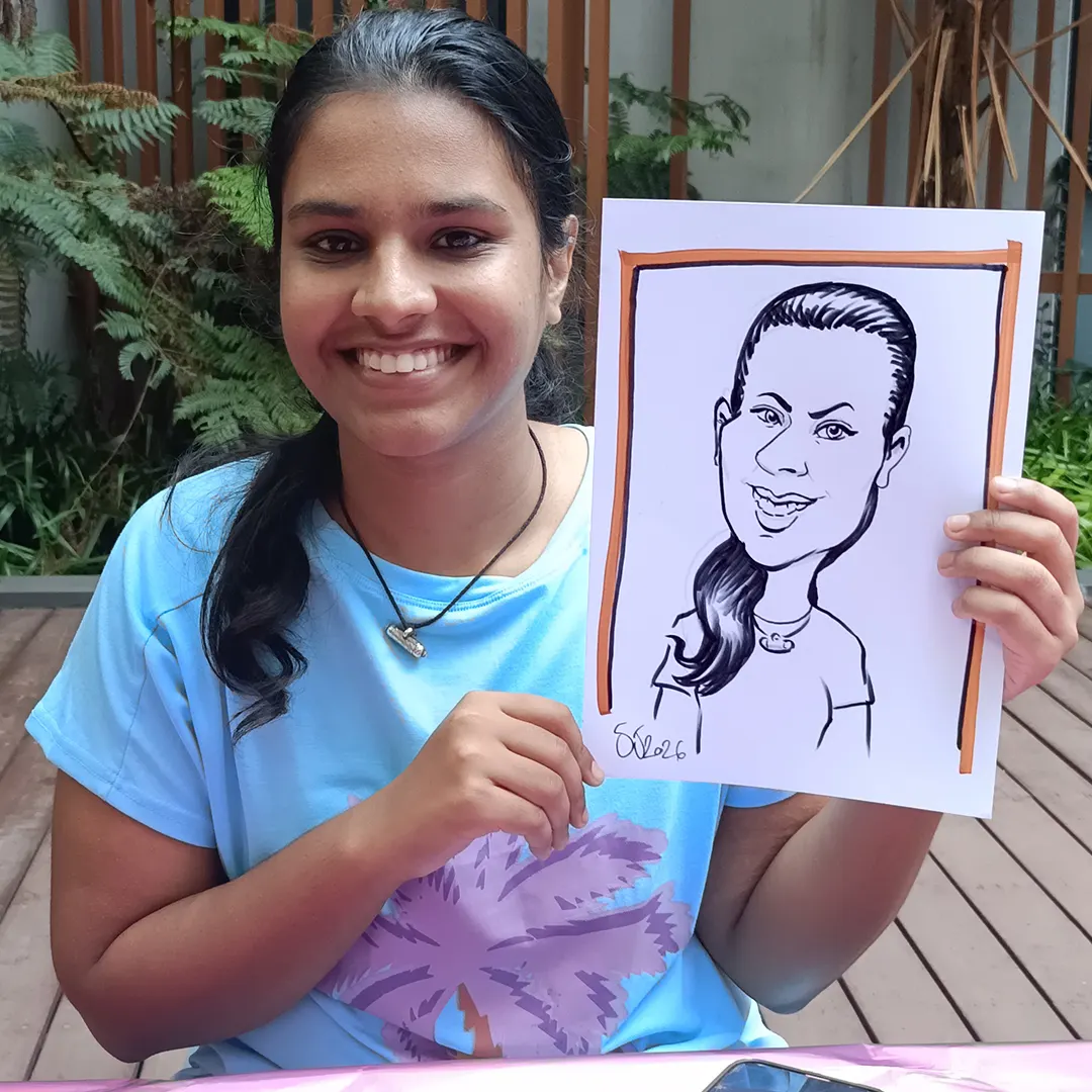 Caricature artwork: UNI Lodgee